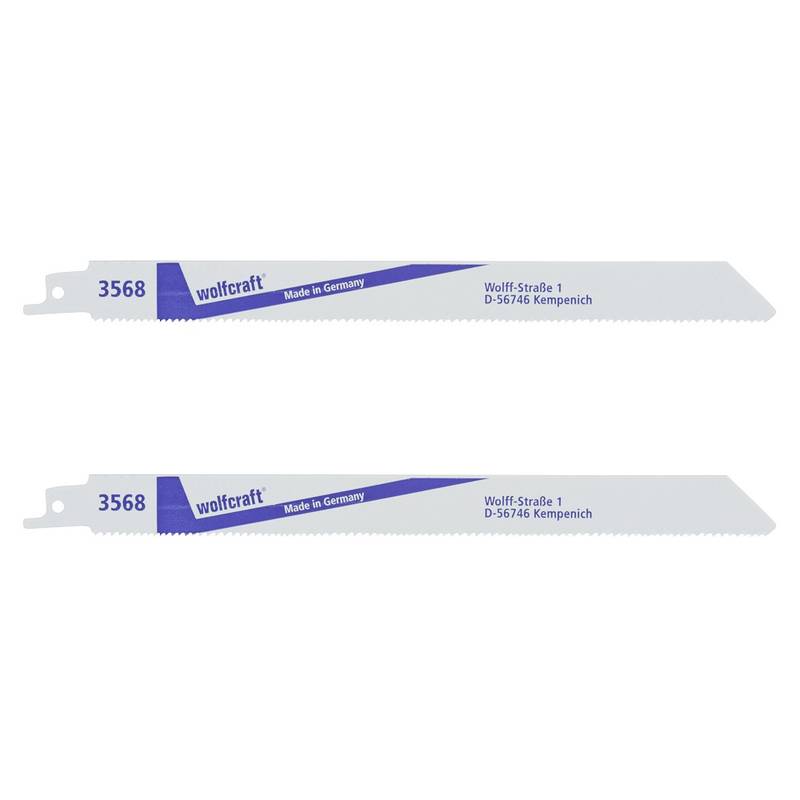 Tiigersae terad 2tk. 210/230mm BiM plast /naeltega puit / torud robustne lõige