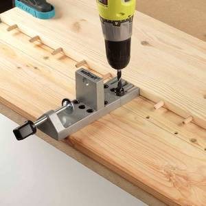 Universal Dowelling Set (CE) with wood dowels, depth stop and wood drill Ø 8 mm