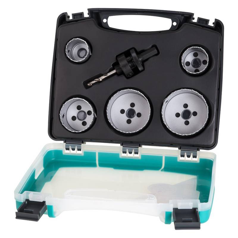 “Electricity and Plumbing” Bi-Metal Hole Saw Blade Set, 6 Pcs.