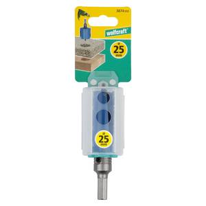 Universal Hole Saw 25 mm with Mandrel, Pre-Assembled, cutting depth 60 mm