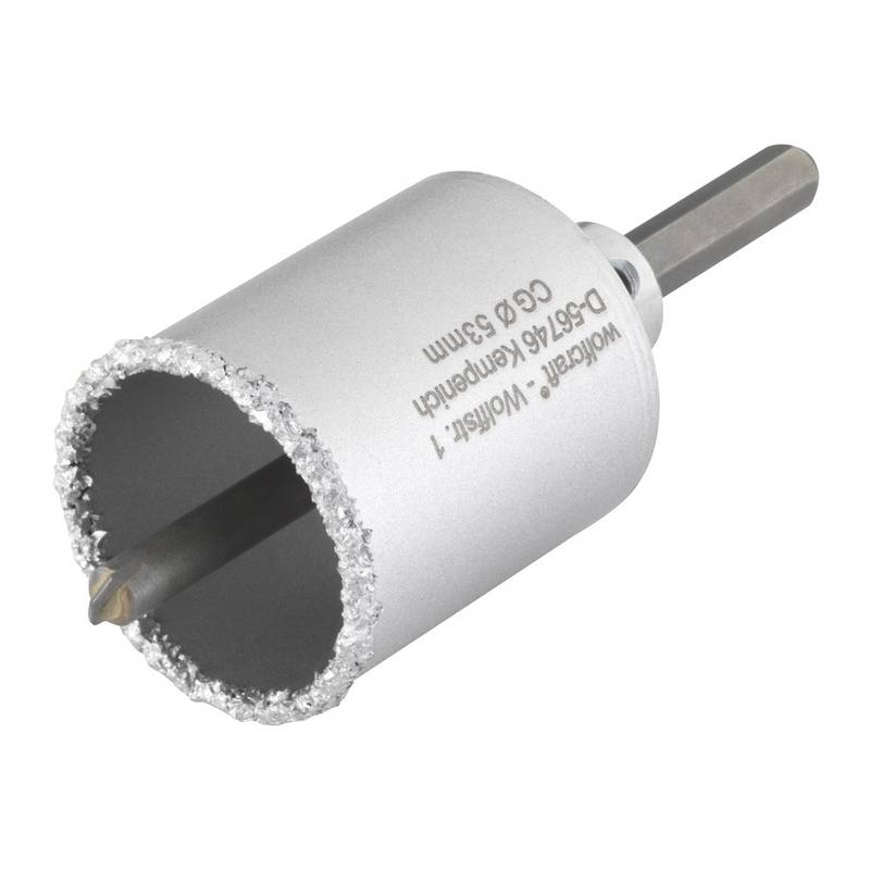 Augufrees kõvasulam 53mm + juhtpuur