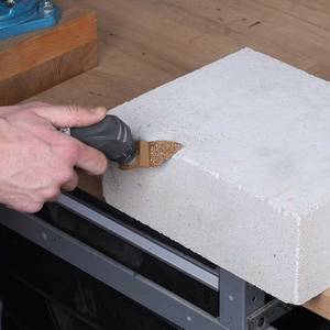 Tungsten Carbide Coated Finger Rasp “PRO” 35 mm, mortar residue