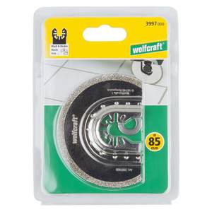 Diamond-Coated Radial Saw Blade “PRO”, universal receptacle Ø 85 mm, mortar residues, cement joints