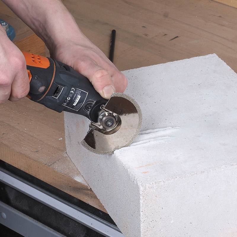 Diamond-Coated Radial Saw Blade “PRO”, universal receptacle Ø 85 mm, mortar residues, cement joints