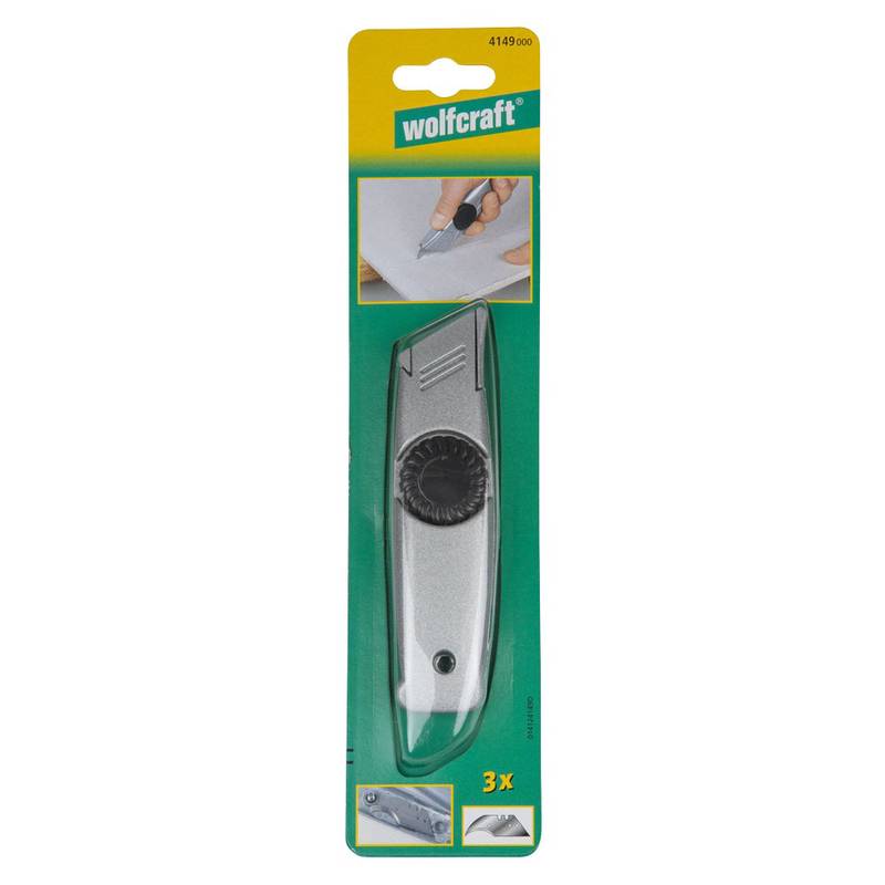 Multi-Purpose Fixed-Blade Knife with Crescent-Shaped Blades