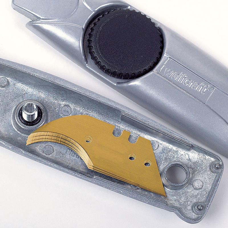 Multi-Purpose Fixed-Blade Knife with Crescent-Shaped Blades