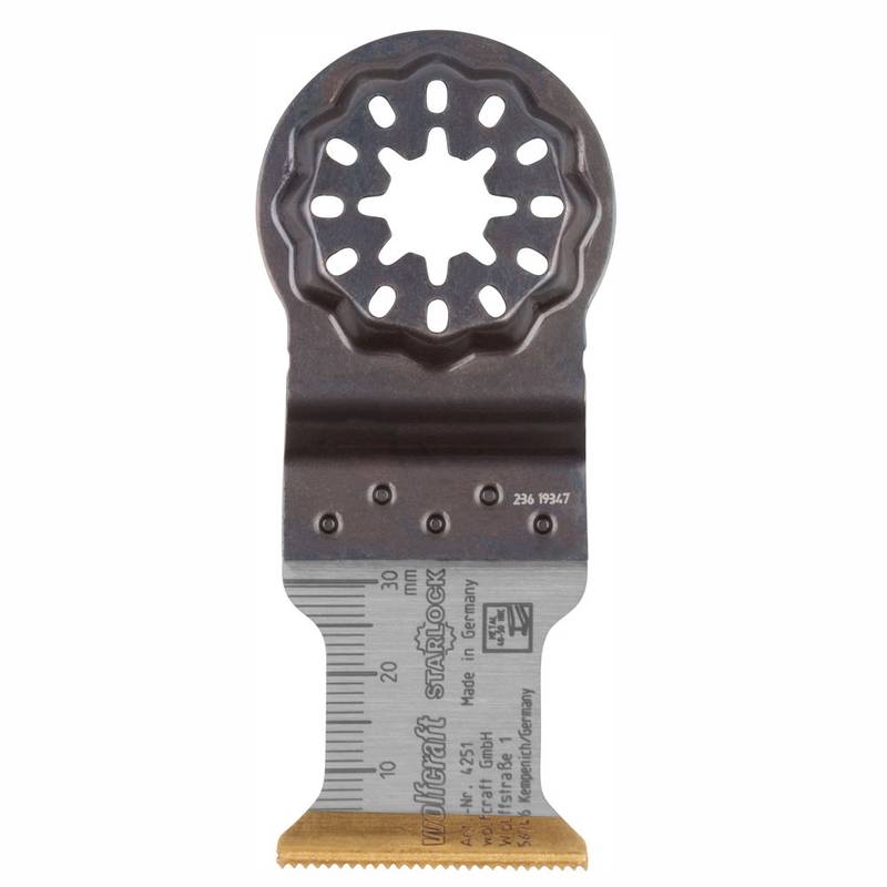 TC Pushcut Saw Blade “Expert” 32 mm, TiN, STARLOCK receptacle, aluminium, stainless steel