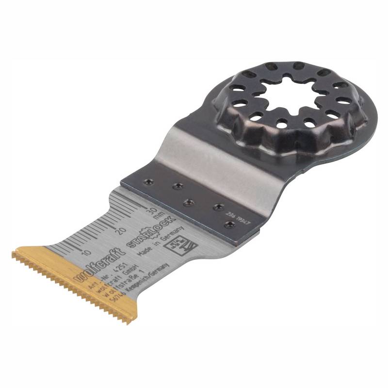 TC Pushcut Saw Blade “Expert” 32 mm, TiN, STARLOCK receptacle, aluminium, stainless steel