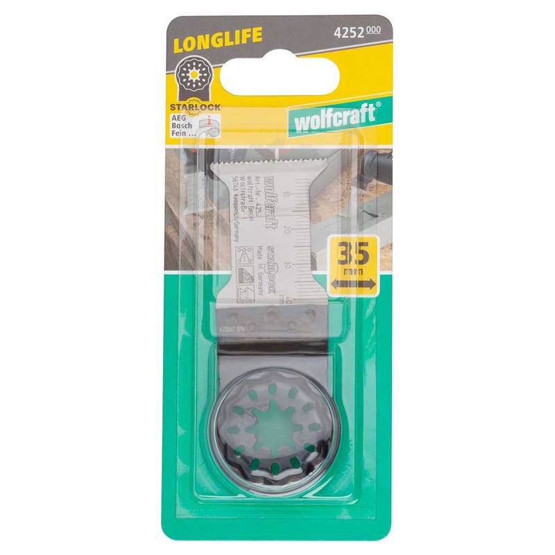 BIM Pushcut Saw Blade “Expert” 35 mm, STARLOCK receptacle, plastic, plasterboard, wood with nails