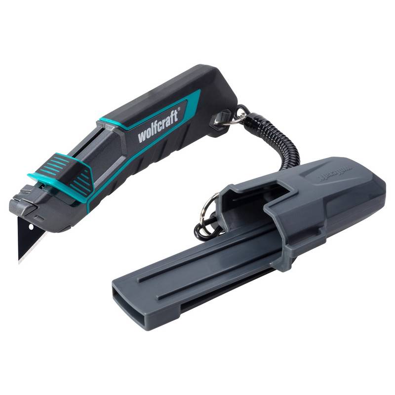 Trapezium Blade Knife PRO SAFETY with Sheath