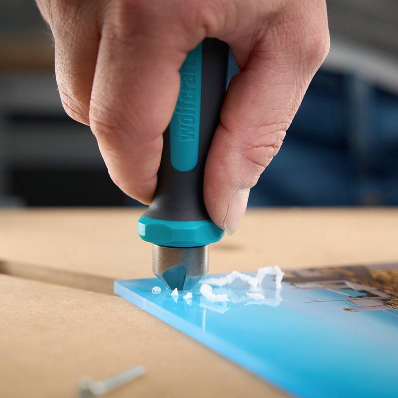 Hand Countersink for Wood and Plastic, 90°, Ø19mm