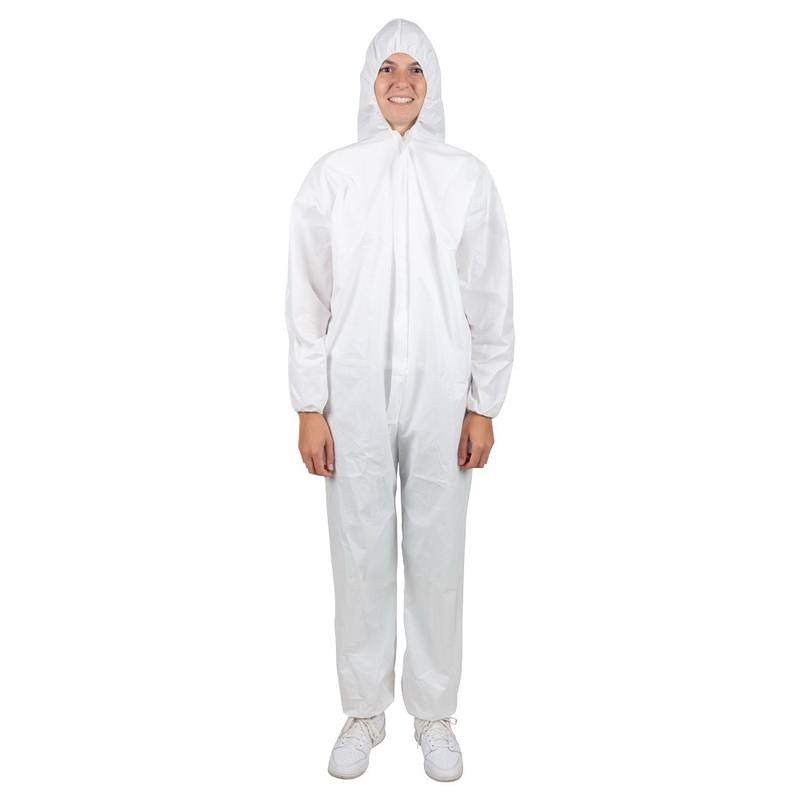 Disposable Coverall with Hood, L