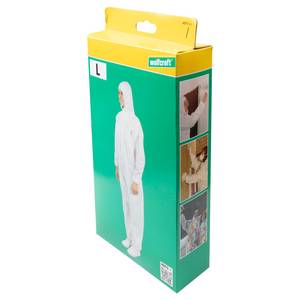 Disposable Coverall with Hood, L