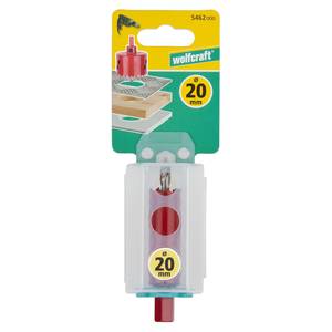 Bi-Metal Hole Saw  Ø 20 mm with hexagon adapter and centring drill, cutting depth 40 mm