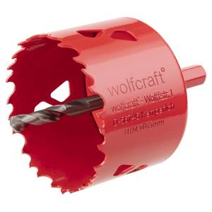 Bi-Metal Hole Saw  Ø 65 mm with hexagon adapter and centring drill, cutting depth 40 mm