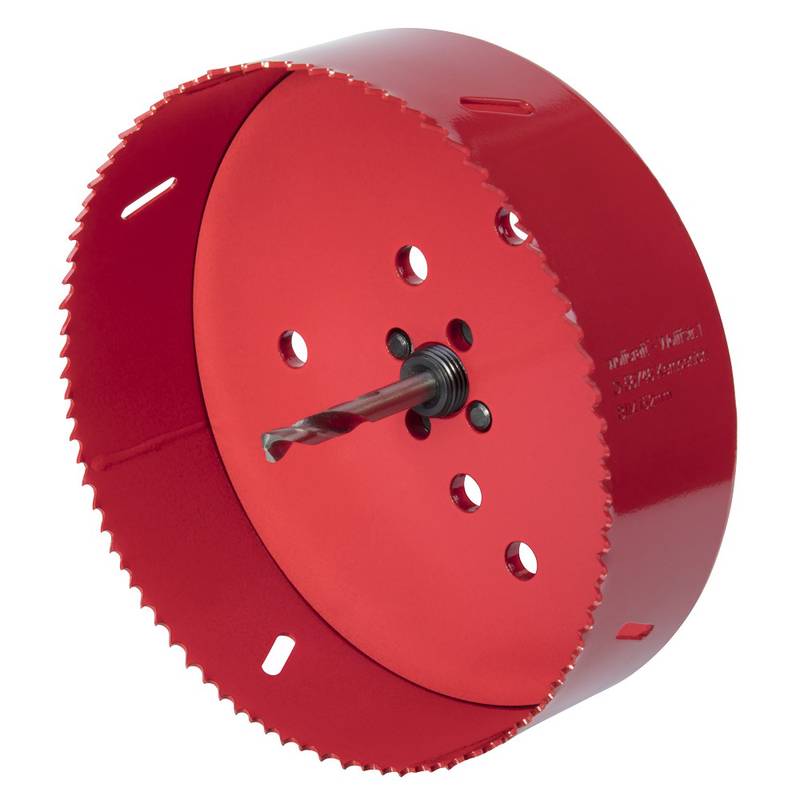 Bi-Metal Hole Saw  Ø 152 mm with hexagon adapter and centring drill, cutting depth 40 mm
