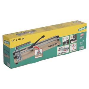 TC 610 W Tile Cutter on Wooden Base