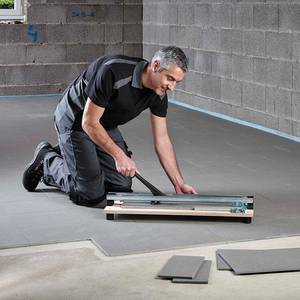 TC 610 W Tile Cutter on Wooden Base