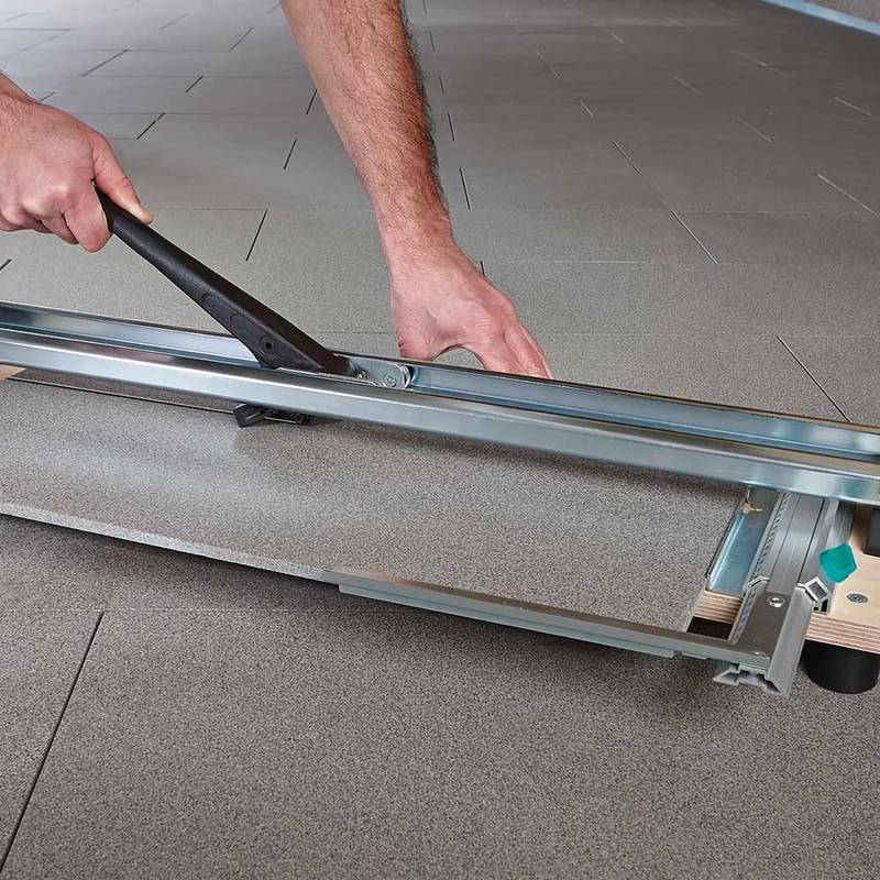 TC 610 W Tile Cutter on Wooden Base