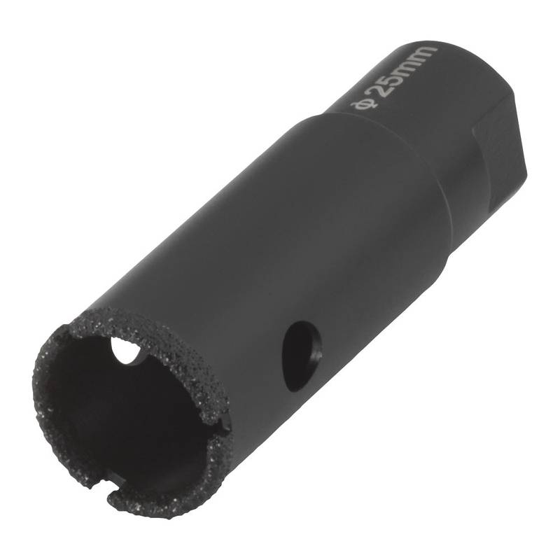 “Ceramic” Diamond Coated Annular Bit, for Angle Grinders Ø 25 mm , M 14 thread, cutting depth 35 mm