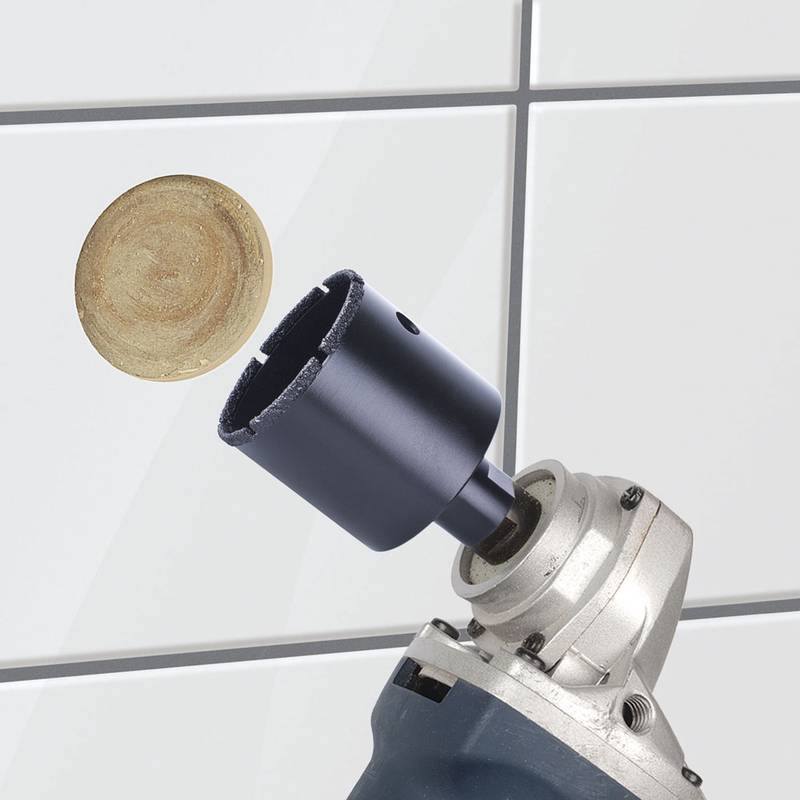 “Ceramic” Diamond Coated Annular Bit, for Angle Grinders Ø 35 mm , M 14 thread, cutting depth 35 mm