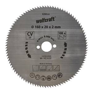 Circular Hand Saw Blades ø160 mm x 20 x 100t, blue series (fine cuts)