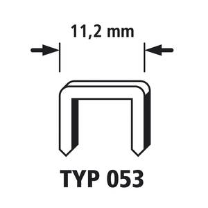 Klambrid tüüp 053 2400 tk. 4mm