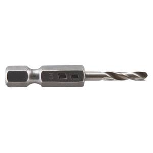 HSS Metal Drill Bit, Ø 3 mm, Ground, Hexagon Shank