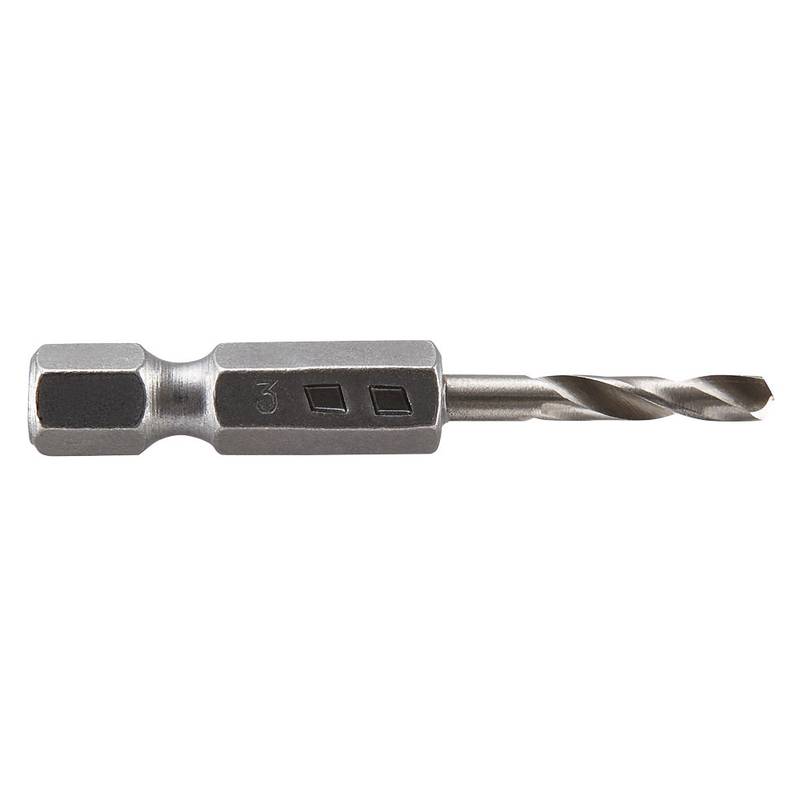HSS Metal Drill Bit, Ø 3 mm, Ground, Hexagon Shank