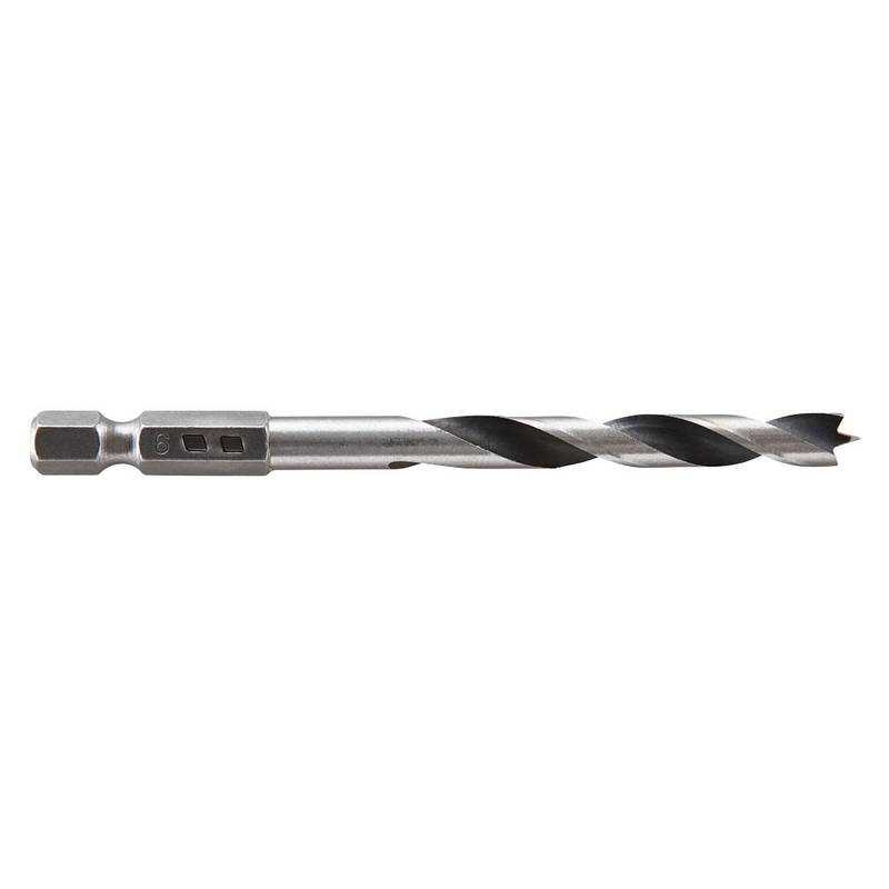 Puidupuur 6mm / 1/4" sabaga