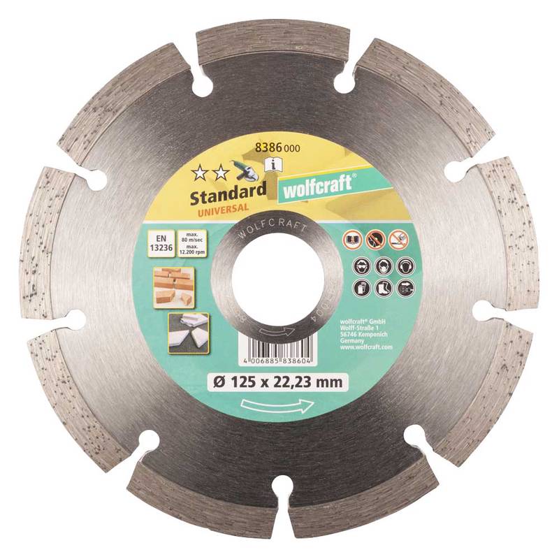Teemantlõikeketas 125x7x22,23mm Standard