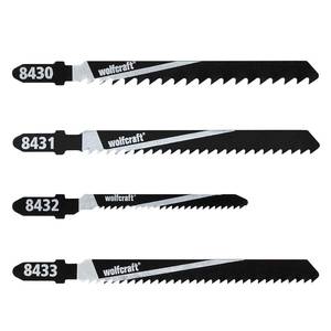 Jigsaw Blade Set 10 Pcs., T-shank, softwood