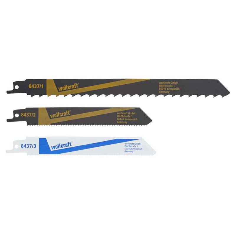 Sabre Saw Blade Set 3 Pcs.