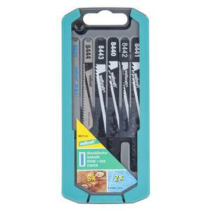 Jigsaw Blade Set 10 Pcs., U-shank for wood and metal