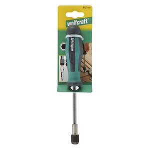 Hand Screwdriver With Bit Socket, Long