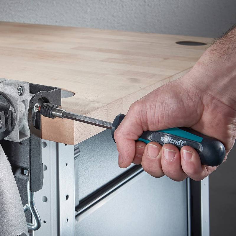 Hand Screwdriver With Bit Socket, Long