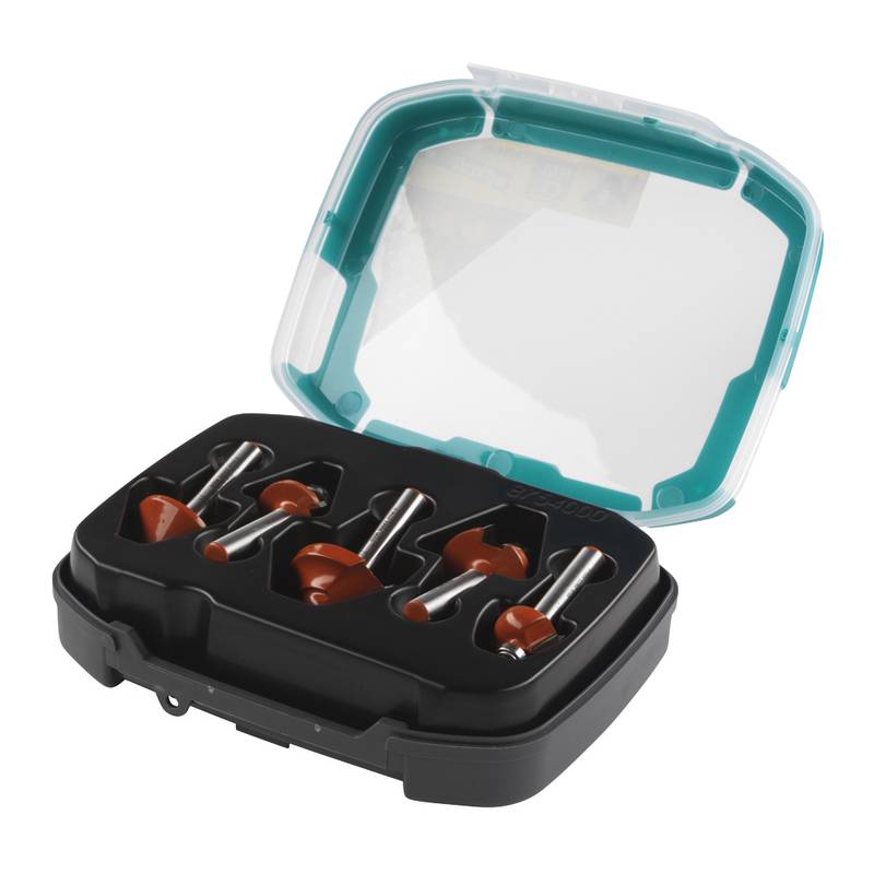 Kuullaagriga profiilfreeside komplekt puidule 5tk. 8mm sabaga