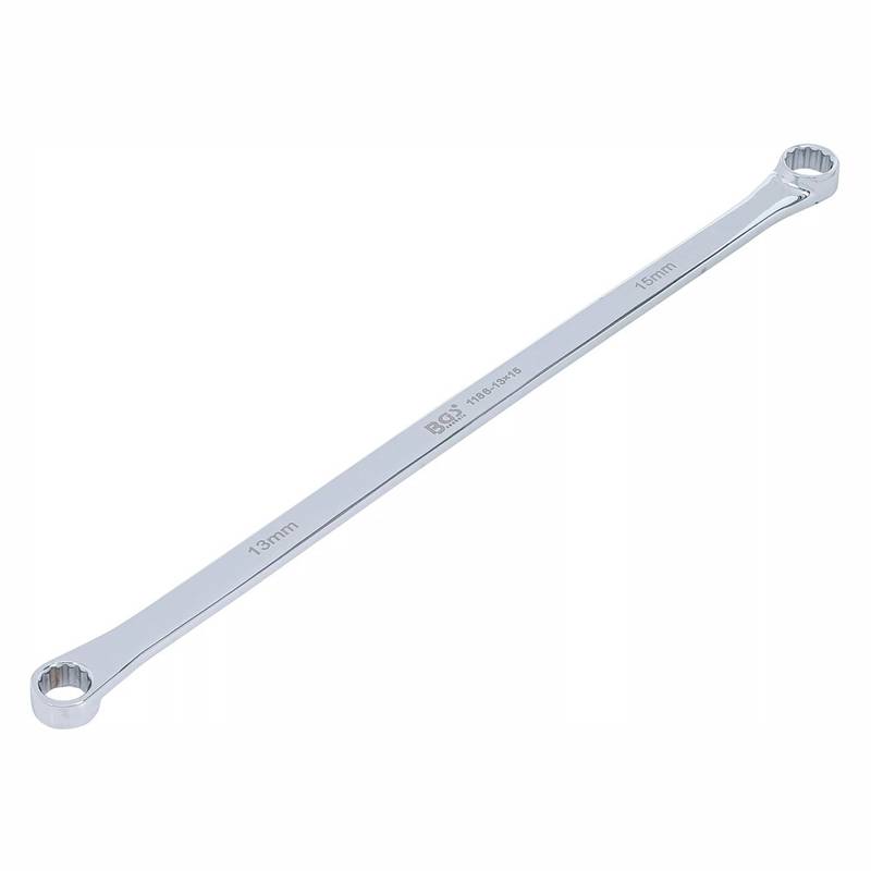 Double Ring Spanner 13 x 15 mm extra long