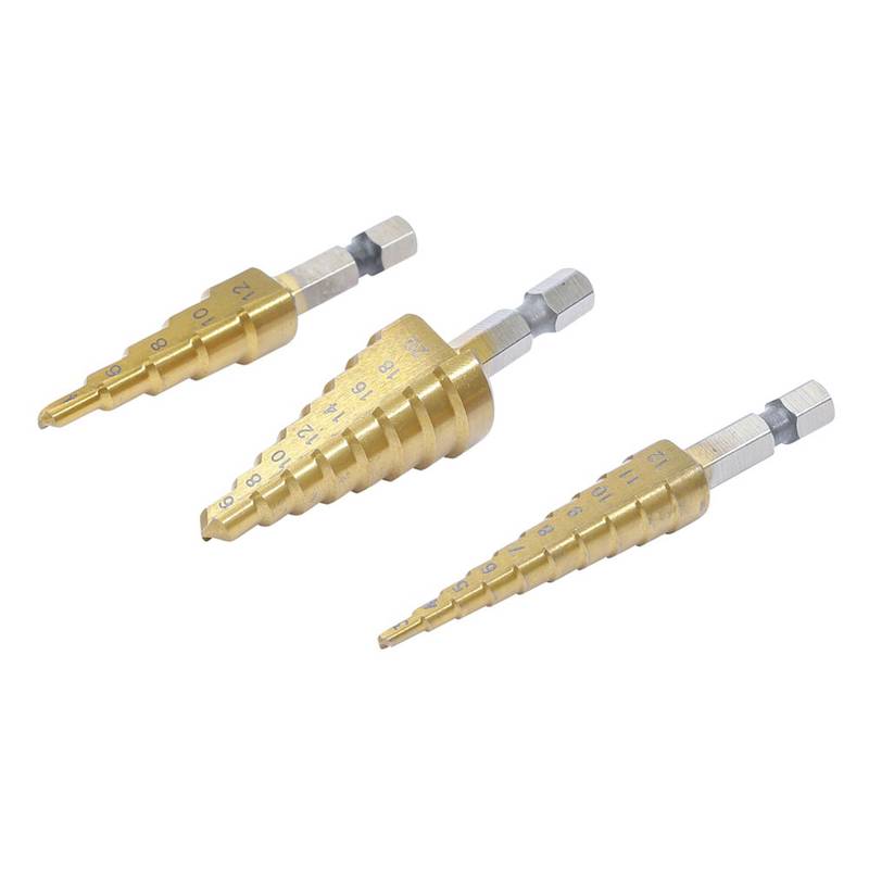 HSS Step Drill Set | 3 - 20 mm | 3 pcs.