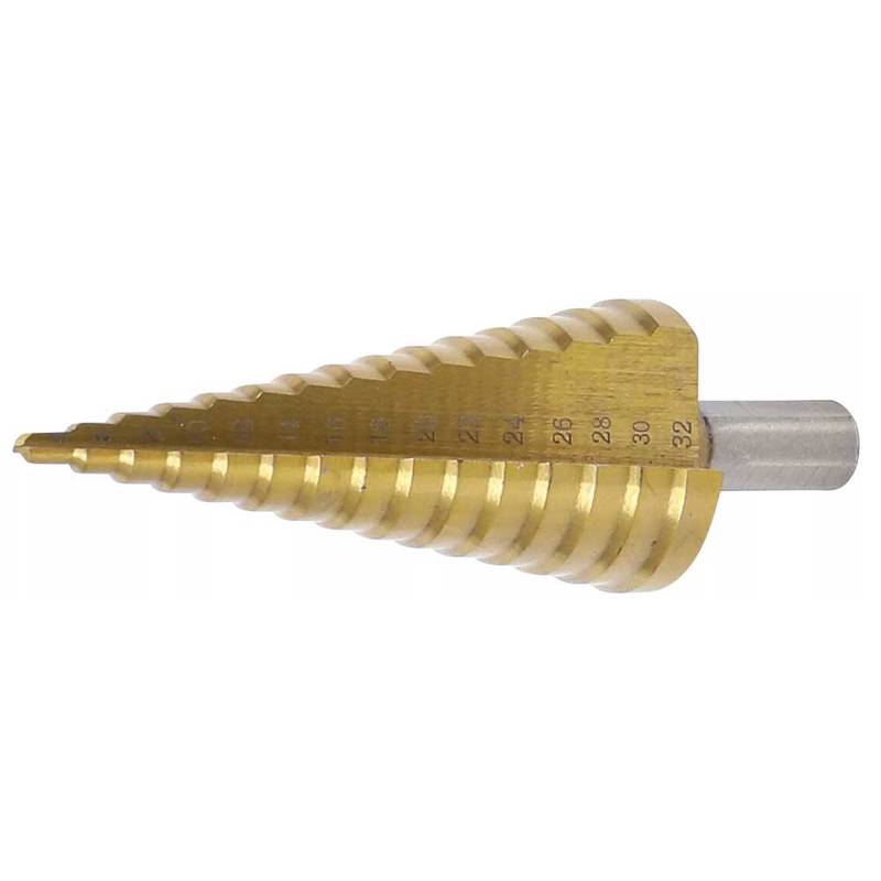 Step Drill | titanium-nitrided | Ø 4 - 32 mm