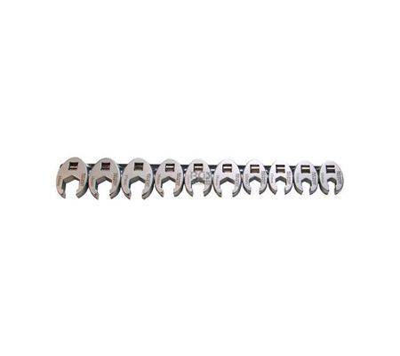 Avatud lehtvõtmete komplekt 3/8" 10osa 10-19mm