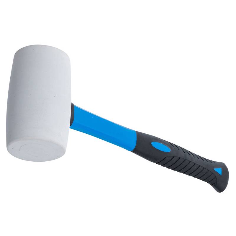 Rubber Mallet | Fibreglas Shaft | white Head | Ø 64 mm | 750 g