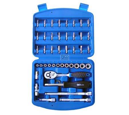Socket Set | 6.3 mm (1/4") Drive | 46 pcs.