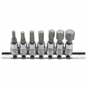 Padrunotsikute komplekt 1/4" (6.3 mm) kuuskandid 4 - 12 mm 7tk
