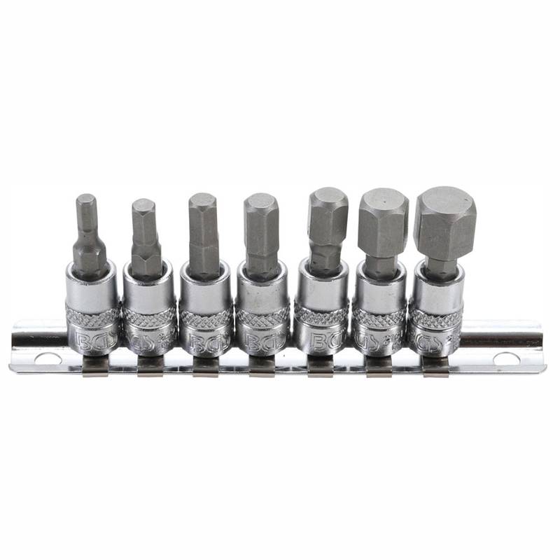 Padrunotsikute komplekt 1/4" (6.3 mm) kuuskandid 4 - 12 mm 7tk