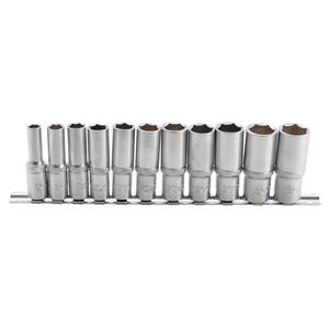 Padrunvõtmete komplekt 3/8" 11 osa 8-19mm pikad