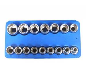 Padrunvõtmete komplekt 1/2" 16 osa 8-24mm 12-kant