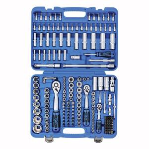192-piece Socket and Bit Set (Imperial Sizes), 1/4", 3/8", 1/2"