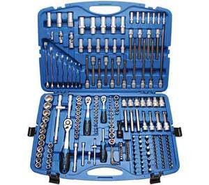 Padrunvõtmete komplekt 1/4" + 3/8" + 1/2" 213 osa *