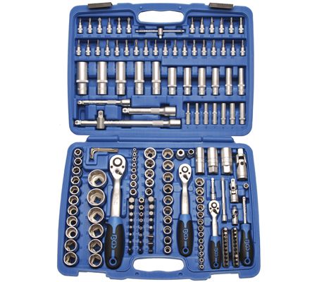 Padrunvõtmete komplekt 1/4"+3/8"+1/2" 192 osa Super Lock **